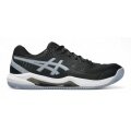 Asics Tennis Shoes Gel Dedicate 8 Clay/Sand Court Black/Grey Blue Men's