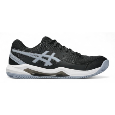 Asics Tennis Shoes Gel Dedicate 8 Clay/Sand Court Black/Grey Blue Men's