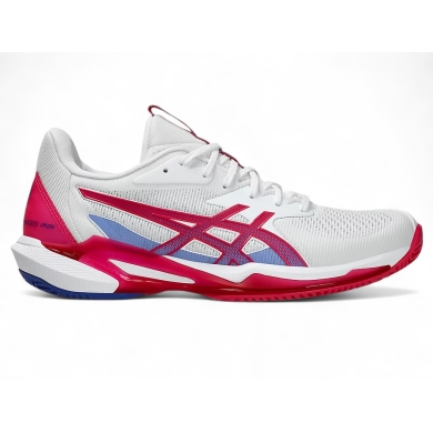 Asics Tennis Shoes Solution Speed FF 3 Clay/Sand Court 2025 White/Pink Ladies