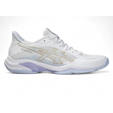 Asics Indoor Shoes Blade FF 2 (Squash and Badminton Shoe) white/fade blue ladies