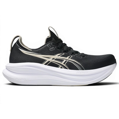 Asics running shoes Gel Nimbus 28 (cushioning) black/grey ladies