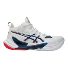 Asics Volleyball Indoor Shoes Metarise 2 (mid-high) 2025 white/makoblue men's