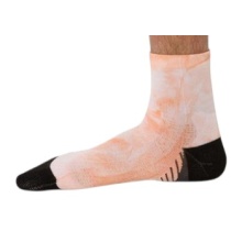 Asics Performance Run Quarter Running Socks Light Orange - 1 Pair