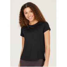 Athlecia Sports/Leisure Shirt Yoga Gaina S/S Tee (comfortable wearing experience) black ladies