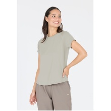 Athlecia Sports/Recreation Shirt Yoga Gaina S/S Tee (comfortable wearing experience) khaki green ladies