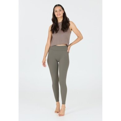 Athlecia Sport Leggings Luxe Tight (quick-drying, fitted) khaki ladies