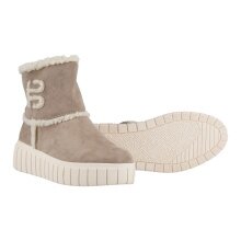 Bagatt Winter Boots Piper Revo (with side zip and lining) beige/off-white ladies