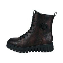 Bagatt Boots D31-AO135-5900 (with side zip) black/dark red ladies