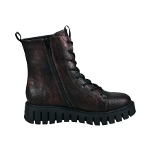 Bagatt Boots D31-AO135-5900 (with side zip) black/dark red ladies