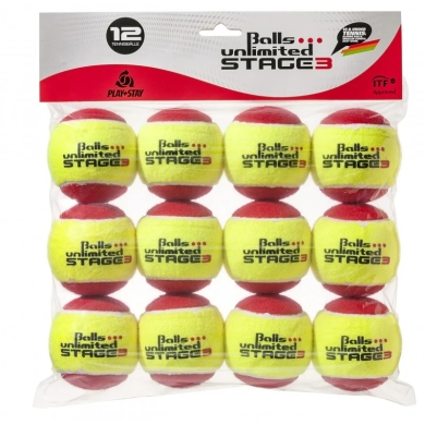 Balls Unlimited Stage 3 Method Balls yellow/red - pack of 12