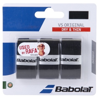 Babolat Overgrip VS Grip Original Feel (dry, smooth) 0.43mm black - 3 pieces
