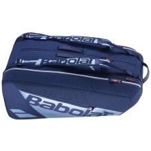 Babolat Tennis Racket Bag Pure Drive 11 Gen (Racket Bag, 3 Main Compartments, Shoe Compartment) 2025 Blue 12 Pack
