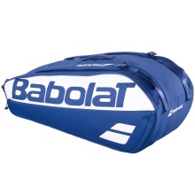 Babolat Tennis Racket Bag Court L (Racket Bag, 2 Main Compartments) 2025 blue/white 9 Racket