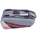 Babolat Tennis Racket Bag Pure Strike (Racket Bag, 3 Main Compartments, Shoe Compartment) 2025 Carbon Grey 9 Racket