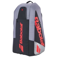 Babolat Tennis Racket Bag Pure Strike (Racket Bag, 3 Main Compartments, Shoe Compartment) 2025 Carbon Grey 9 Racket