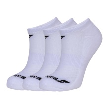 Babolat Tennis Socks Invisible (Cotton) white - 3 pairs