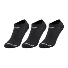 Babolat Tennis Socks Invisible (Cotton) black - 3 pairs
