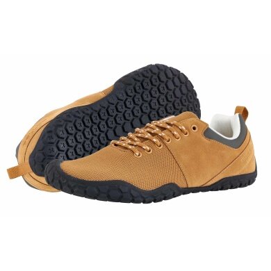 Ballop barefoot shoes sneakers Bneed (flexible sole, wide toe box) cognac brown