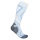 Bauerfeind Compression Sock Run Performance Compression white/blue Men's - 1 Pair