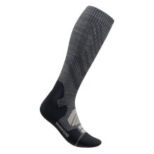 Bauerfeind Outdoor Merino Compression Sock (targeted compression) grey men's - 1 pair