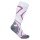 Bauerfeind Compression Sock Run Performance Compression white/pink Ladies - 1 Pair