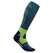 Bauerfeind Compression Sock Trail Run Compression (increased feeling of stability) teal blue ladies - 1 pair