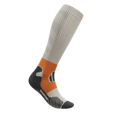 Bauerfeind Compression Sock Trail Run Compression (increased feeling of stability) grey men's - 1 pair