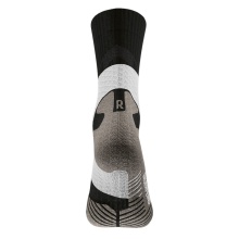 Bauerfeind Sportsock Trail Run Mid Cut (Compression Sock) black/white/grey Men - 1 Pair