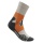 Bauerfeind Sportsock Trail Run Mid Cut (Compression Sock) grey/orange men's - 1 pair