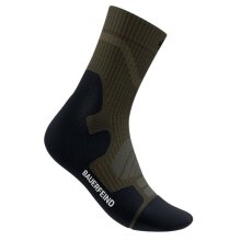 Bauerfeind Sportsock Outdoor Merino Mid Cut (Compression Sock) dark green Men's - 1 Pair