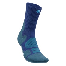 Bauerfeind Sportsock Outdoor Merino Mid Cut (Compression Sock) blue Men's - 1 Pair
