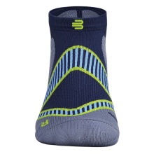 Bauerfeind Sportsock Run Performance Low Cut (Compression Sock) white/blue men's - 1 pair