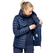 Bergans Winter Down Jacket Rabot Light Down with Hood (light, warm) navy blue ladies