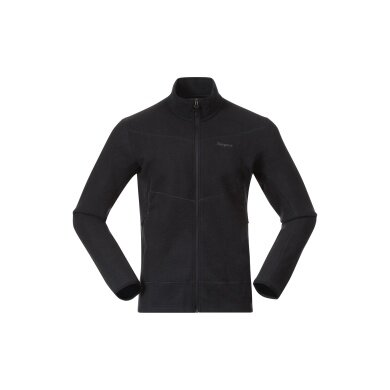 Bergans Fleece Jacket Rabot Merino Midlayer (Merinomix) black men's