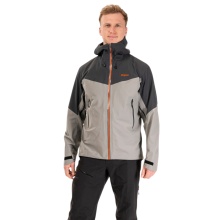 Bergans Rabot Alpine 3L Shell Jacket (Hardshell jacket, waterproof, windproof) grey/light grey men's
