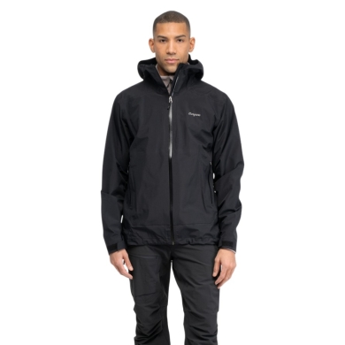 Bergans Essentials 3L Softshell Jacket (waterproof, windproof) black men's