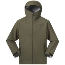 Bergans Essentials 2.5L Shell Rain Jacket (Rain Jacket, waterproof, windproof) dark green men's