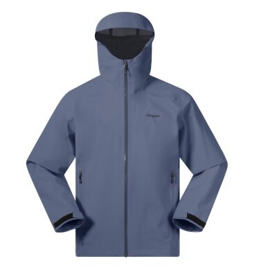 Bergans Essentials 3L Shell Rain Jacket (Hardshell jacket, waterproof, windproof) granite blue men's