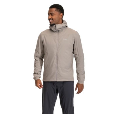 Bergans Holo Insulated Hooded Hiking Jacket (4-Way Stretch) rock taupe Men's