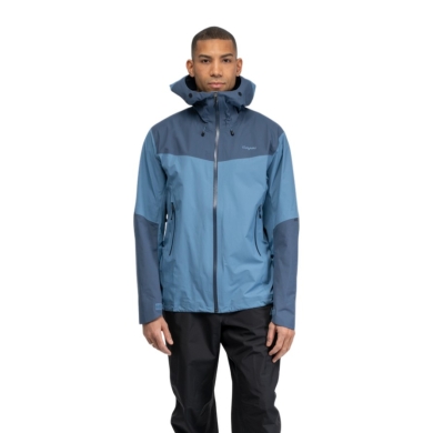 Bergans Rabot Light 3L Shell Jacket (Hardshell jacket, waterproof, windproof) 2026 blue men's