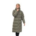 Bergans Winter Down Coat Urban Down Long Coat (thermal insulation) green ladies