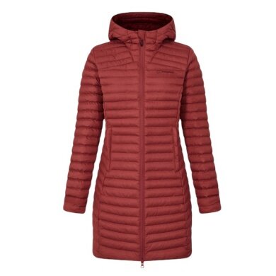 Berghaus Nula Micro Long Winter Jacket (warm, water-repellent, PFC-free) red ladies