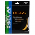 Stringing with Yonex BG65 orange badminton string