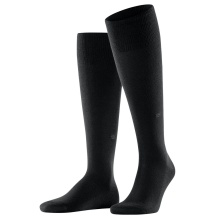 Burlington Knee Socks Leeds 2024 (climate-regulating) black Men's - 1 pair