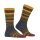 Burlington Daily Sock Stripe brown/yellow Men - 1 Pair