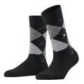 Burlington Daily Sock Queen (Argyle Pattern) black Women - 1 Pair