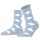 Burlington Daily Sock Sandy (Cotton, Argyle Pattern) Light Grey Ladies - 1 Pair