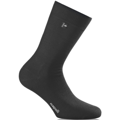 Rohner Business Socks Crew Napoli Black Men's Single Pair