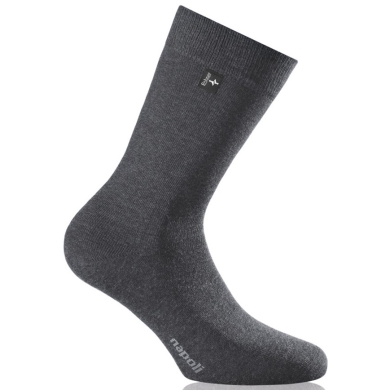 Rohner Business Socks Crew Napoli Charcoal Men’s Single Pair