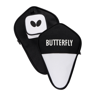 Butterfly Table Tennis Racket Case Cell Case I - Racket cover for 1 racket and 4 balls - black/white